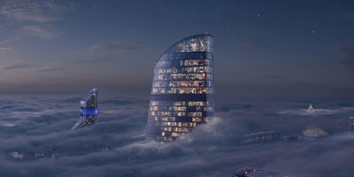 歐洲第一高樓 莫斯科聯(lián)邦大廈 更換全新LOGO設(shè)計(jì)了！